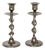 Vintage Twisted Candlesticks, 1970s, Set of 2 For Sale