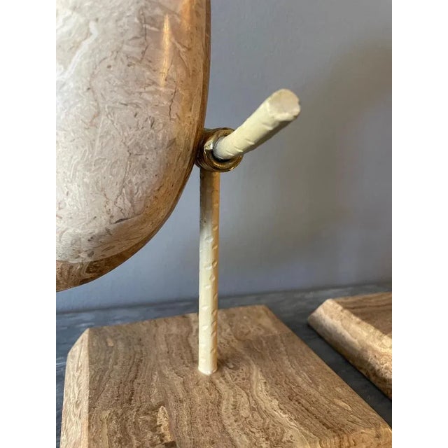 Tessellated Marble Perched Birds, 1980, Set of 2 For Sale - Image 12 of 13