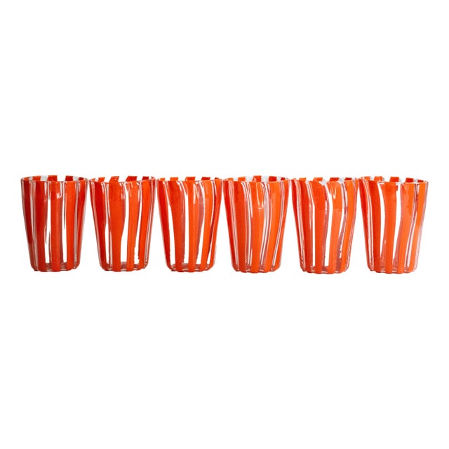Ribes Collectable Glasses from Mariana Iskra, Set of 6 For Sale