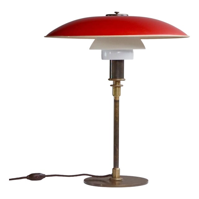 Model 5/3 Table Lamp by Poul Henningsen for Louis Poulsen, Copenhagen, Denmark, 1920s For Sale