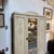 Provincial Armoire With Shelving, Ivory For Sale - Image 11 of 12