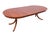 Mid-Century Round Walnut Table, Germany, 1950s For Sale - Image 10 of 11