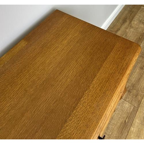 Vintage French Louis XVI Style Carved Desk in Oak For Sale - Image 10 of 12