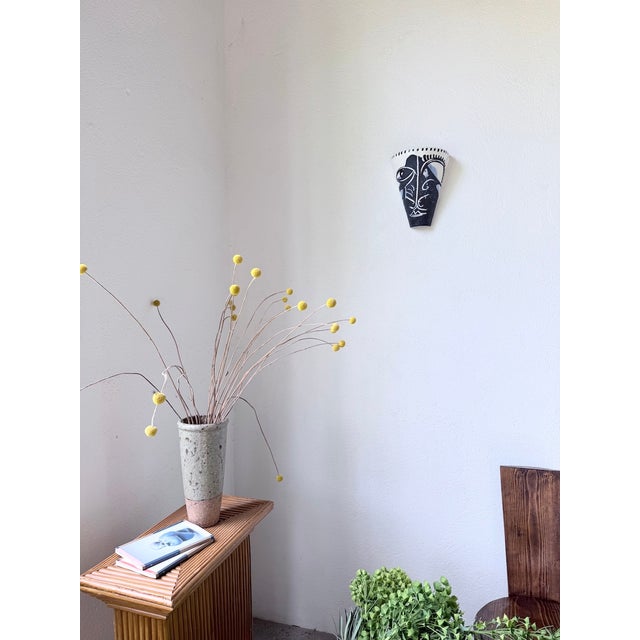 Ceramic Wall Light from Vallauris, 1990s For Sale - Image 3 of 18