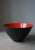 Metal Black and Red Krenit Bowl by Herbert Krenchel for Torben Ørskov, 1960s For Sale - Image 7 of 7