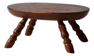 Vintage Early American Style Footstool