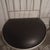 Mid-Century Modern Vintage Charleston Forge Swivel Barstool With Black Upholstered 3 Pc Set. For Sale - Image 3 of 18