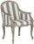 Integrate the refined beauty of French classical furniture into modern-day interiors with the camelback armchair. Classic...