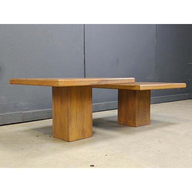 Contemporary Vintage Wooden Nesting Tables, 1960s, Set of 2 For Sale - Image 3 of 6