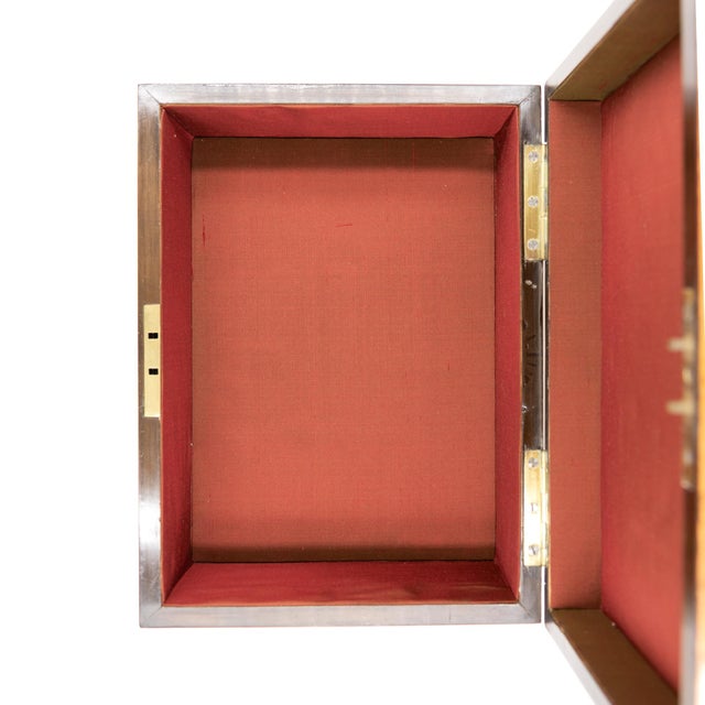 Bird’s-Eye Maple Box With Tumbling-Block Inlays English, Circa 1830 For Sale - Image 10 of 14