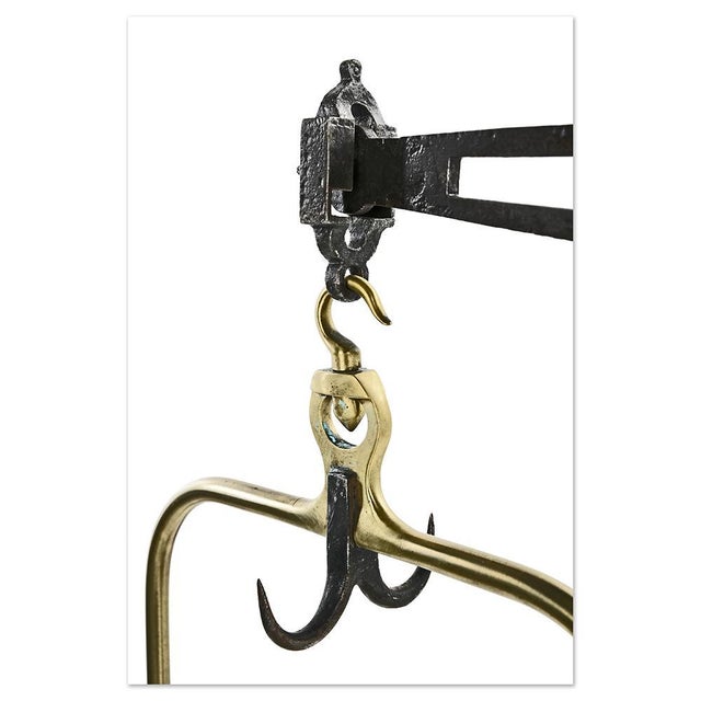 Antique Cast Iron and Brass Scale from S. Banfield For Sale - Image 5 of 8