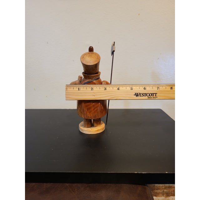 Brown Vintage Erzgebirge Guard Watchman German Incense Smoker For Sale - Image 8 of 10