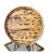 Stylish Mid 20th-Century Split Tortoiseshell Bamboo & Herringbone Rattan Circular Tray For Sale