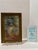 Wood Antique Oil on Board Landscape Painting Wooded Path Rustic Fence Signed Period Gilt Frame For Sale - Image 7 of 7