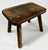 Farmhouse Handmade Primitive Style Wooden Stool For Sale - Image 3 of 7
