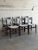 These elegant dining chairs feature ergonomically curved backrests paired with classic floating seats. The organic solid...