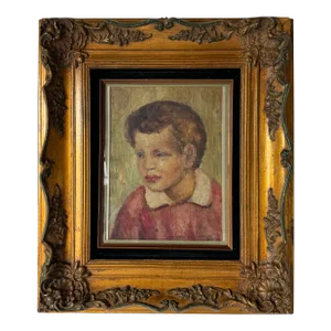 Maurice Glickman ( American 1906- 1981 ) Oil Portrait Painting