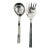 Vintage Modern Signed Pewter by Ken Lundy Utensil Serving Set of 2 For Sale