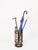 Italian Sculptural Brass and Black Iron Umbrella Stand by Gio Ponti, Italy, 1950s For Sale - Image 3 of 9