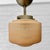 Modern Scandinavian Modern Pendant Lamp in Havana Glass and Steel, Sweden, 1930s For Sale - Image 3 of 8