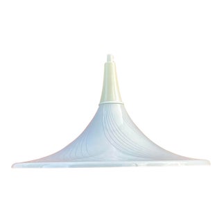 Vintage Lucite Swirl Hanging Lamp 1970s For Sale