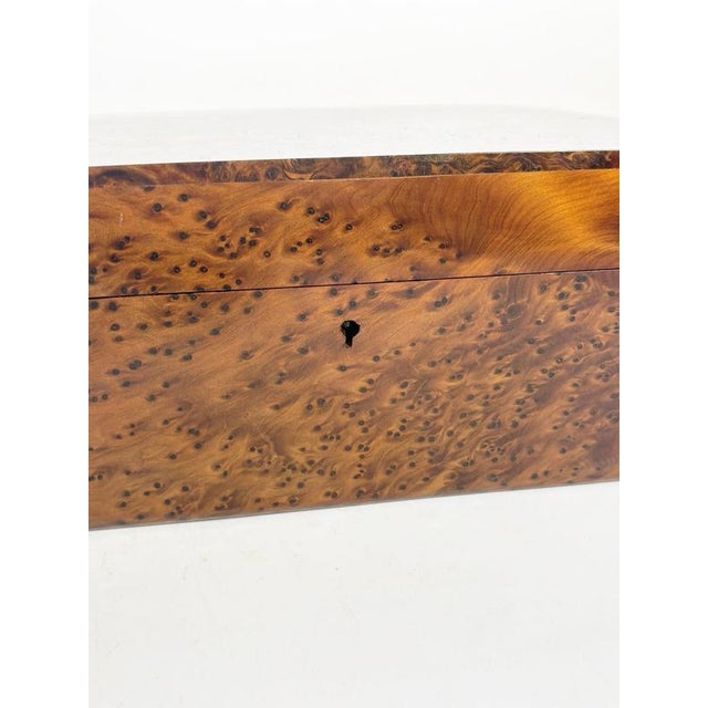 Large 20th Century Brown Burl Wood Box, France For Sale - Image 6 of 11