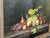 Late 20th Century Large Hand-Painted Traditional Fruit Still Life Oil on Canvas in Ornate Carved Frame For Sale - Image 10 of 16