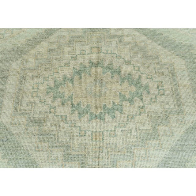 Turkish Turkish Oushak Rug 6' x 8'11" #19308 For Sale - Image 3 of 8