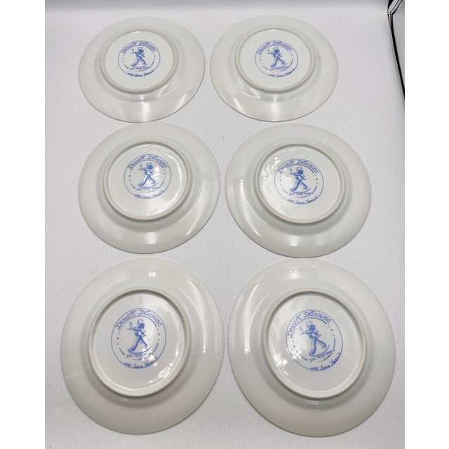 Vintage Dessert Delicious Dick Meng Design Joanna Hansen Art Cakes,Tarts,Parfaits Plates For Sale - Image 4 of 5