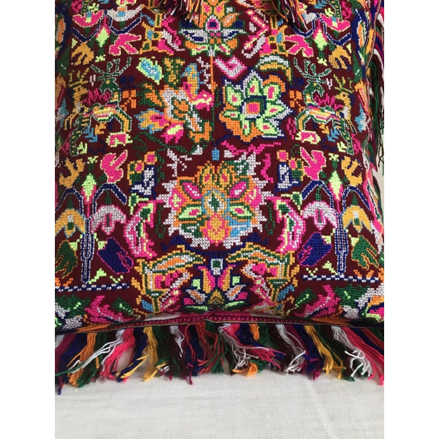Amaranth & Velvet Folktales Cushion from House of Ita For Sale - Image 11 of 15
