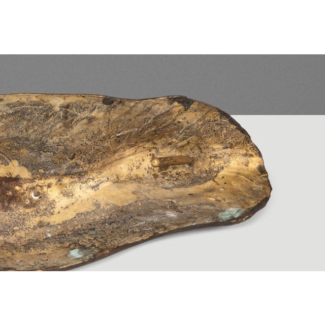 1 of 1 Organic Modern Wall-Hanging "New Beginnings" Sculpture in Solid Bronze by Mark Leblanc for Leblanc Studios, Usa, C. 2020s For Sale - Image 11 of 15