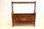 Late 20th Century Vintage Carved Teak Wood Magazine Rack For Sale - Image 5 of 15
