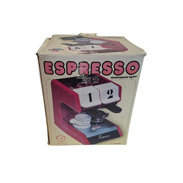 Plastic Espresso Automatique Toy Coffee Maker from Berchet, 1978 For Sale - Image 7 of 10