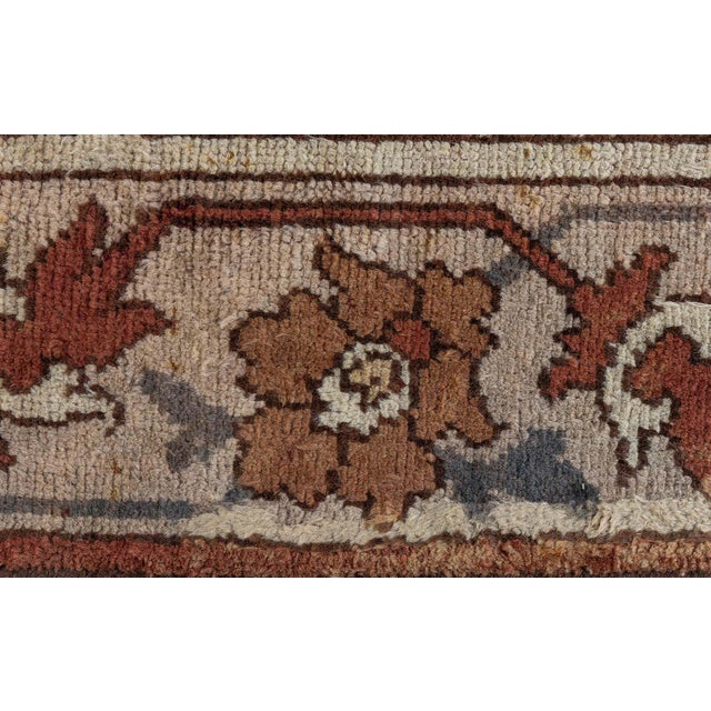 Doris Leslie Blau Antique Turkish Oushak Rug For Sale - Image 4 of 11