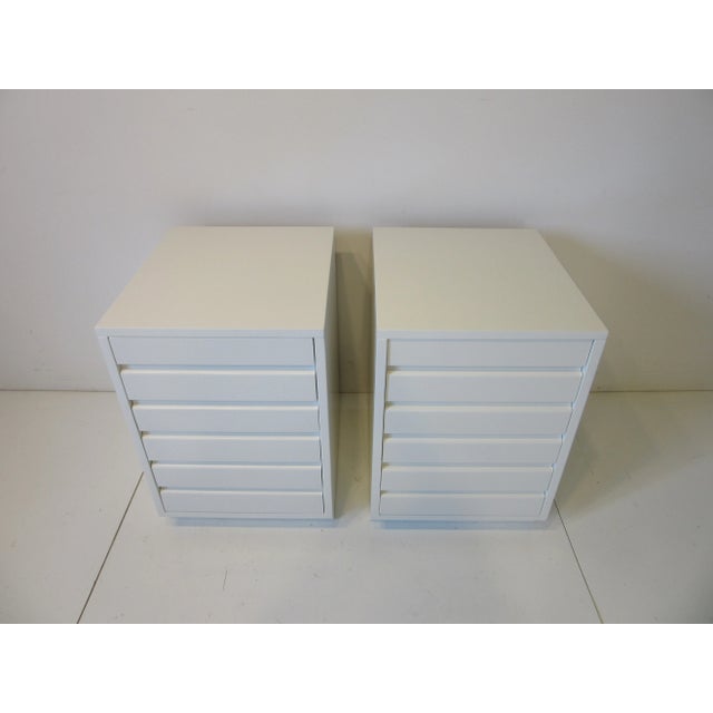 Sligh Mid Century Nightstands for the Cross Country Furniture Collection For Sale - Image 10 of 12