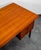Mid Century Danish Modern Desk Executive Teak 6 Drawer Bookshelf Floating Doors For Sale - Image 11 of 11