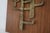 Brutalist Peter Pepper Products Brutalist Torch-Cut Brass Wall Sculpture on Walnut Panel For Sale - Image 3 of 10