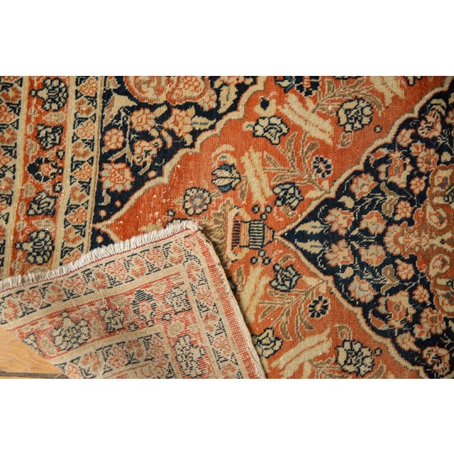 Textile Antique Tabriz Rug - 3'1" x 4'5" For Sale - Image 7 of 9