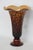 This beautiful Ruffled Pedestal Vase is made of glass. This stunning Italian style vase presents a gorgeous tortoiseshell...