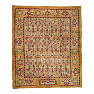 Antique Romanian Transylvanian Rug, 13'08 X 15'11 For Sale