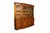 English Late 20th Century Handmade English Georgian Style Walnut Burl Breakfront Display Cabinet Bookcase For Sale - Image 3 of 18