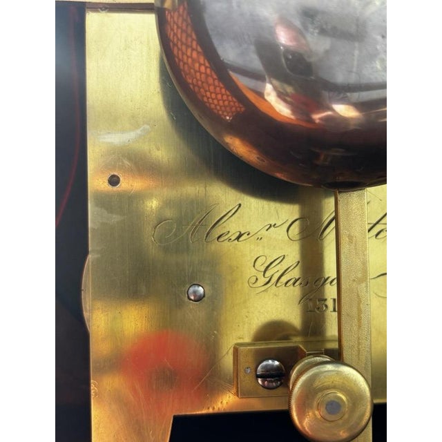Regency Mahogany Fusee Bracket Clock by Alex Mitchell of Glasgow, 1820 For Sale - Image 17 of 18