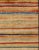 Mid 20th Century Vintage Turkish Angora Tulu Rug With Stripe Design in Yellow, Green, Red & Blue For Sale - Image 9 of 12