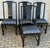Asian Set of 4 Vintage Century Furniture “Chin Hua” Dining Chairs Design by Raymond Sobota For Sale - Image 3 of 11