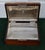 Vintage Mahogany Lined Humidor Box W/Metal Fittings For Sale - Image 9 of 12