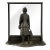 Brutalist Vintage Zinc Statue of a Flemish Lady Who is Window Shopping at UNIC Supermarket For Sale - Image 3 of 11