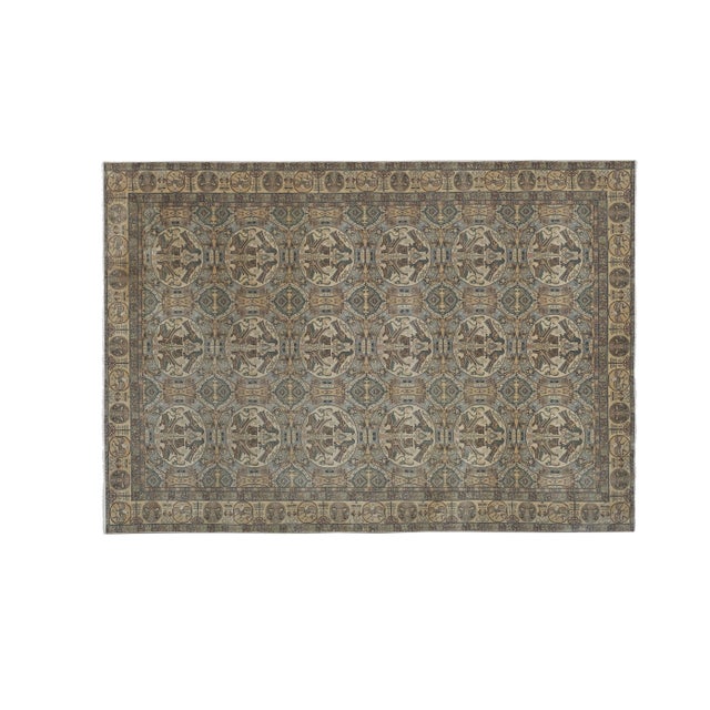 Turkish Animal Pictorial Hereke Rug 6'4" x 9'1" 76" x 108" / 194 x 276 Cm Hand woven with high quality pure wool and...