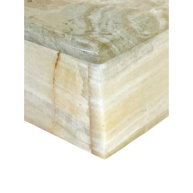 Dark Pink Mid 20th Century Vintage French Agate Covered Box For Sale - Image 8 of 12