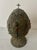 Signed Fedoskino Egg Shaped Lacquer Hand Painted by Artist M. Izotova - Vintage Russian Folk Art featuring Ded Moroz...