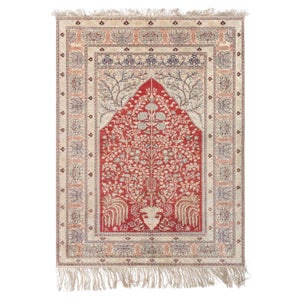 Doris Leslie Blau Antique Turkish Silk Prayer Rug